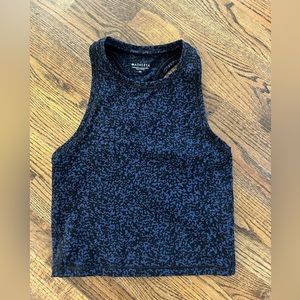 Athleta printed crop tank, Size XS